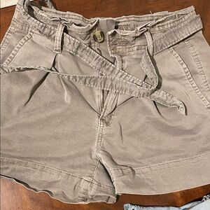 American Eagle Outfitters Tan Cargo Shorts super stretch